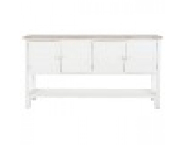 Бюфет DKD Home Decor Бял Ела Дървен MDF 160 x 40 x 86 cm