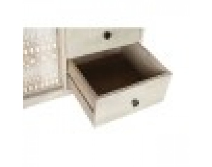 Бюфет DKD Home Decor Бял Естествен Дърво манго 145 x 42 x 75 cm