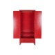 Шкаф DKD Home Decor 85,5 x 50,5 x 186,2 cm Ела Червен Дървен MDF