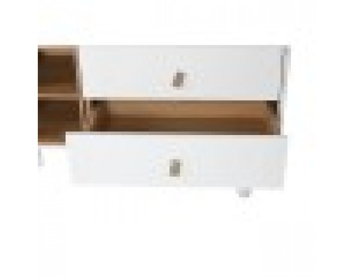 Бюфет Home ESPRIT Бял Естествен 180 x 40 x 75 cm