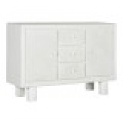 Бюфет Home ESPRIT Бял Ела Дървен MDF 120 x 38 x 80 cm - Corpuri, vitrine, biblioteci modulare