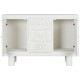 Бюфет Home ESPRIT Бял Ела Дървен MDF 120 x 38 x 80 cm