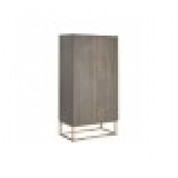 Шкаф DKD Home Decor 70 x 38 x 140 cm Златен Дървен Тъмно сив - Corpuri, vitrine, biblioteci modulare
