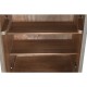 Шкаф DKD Home Decor 70 x 38 x 140 cm Златен Дървен Тъмно сив