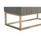 Шкаф DKD Home Decor 70 x 38 x 140 cm Златен Дървен Тъмно сив