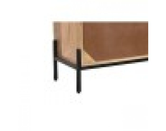Шкаф Home ESPRIT Черен Златен Естествен Дървен 85 x 38 x 134 cm