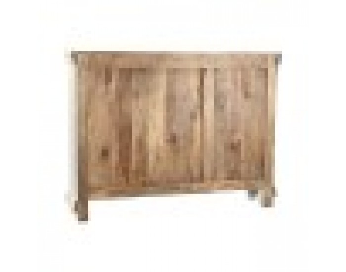Бюфет DKD Home Decor Естествен Бял Дърво манго (122 x 25 x 91 cm)