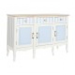 Бюфет DKD Home Decor Бял Небесно синьо (140 x 45 x 90 cm) - Corpuri, vitrine, biblioteci modulare