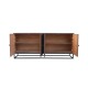 Бюфет DKD Home Decor 177 x 38 x 75 cm Тъмно сив Дървен