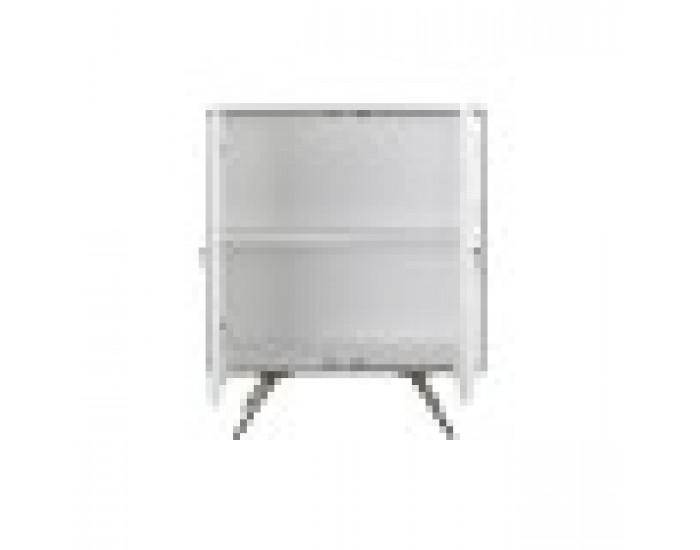 Скрин DKD Home Decor, Сив, Златен, Бял, Месинг, Дърво манго, 93 x 41 x 114 cm
