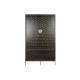 Шкаф DKD Home Decor 100 x 40 x 175 cm Черен Метал Aкациево дърво