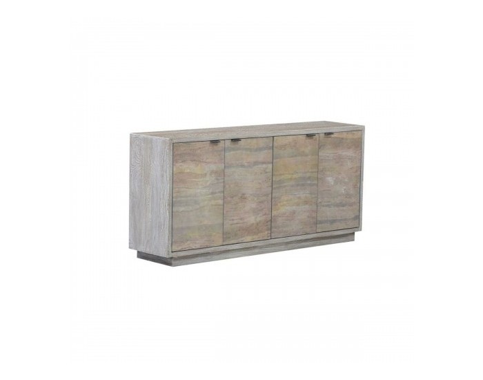 Бюфет Home ESPRIT Сив Камък Дърво манго 175 x 40 x 81 cm