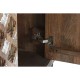 Шкаф Home ESPRIT Кафяв Черен Сребрист 90 x 38 x 170 cm