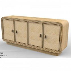 Бюфет Home ESPRIT Дървен Pатан 180 x 45 x 80 cm - Corpuri, vitrine, biblioteci modulare