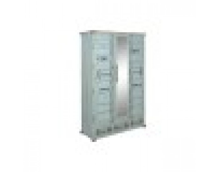 Шкаф Home ESPRIT цвят тюркоаз Небесно синьо 112 x 46 x 174 cm