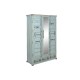 Шкаф Home ESPRIT цвят тюркоаз Небесно синьо 112 x 46 x 174 cm
