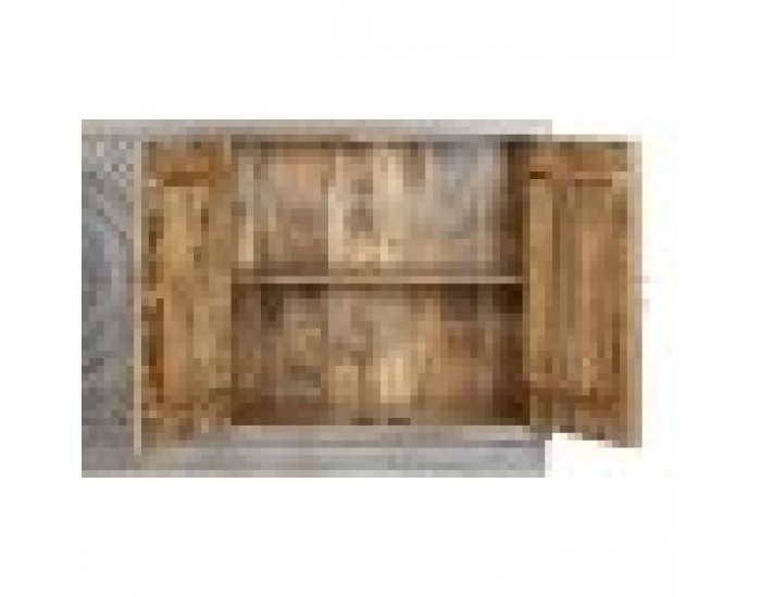 Бюфет Home ESPRIT Бял Дърво манго 180 X 40 X 96 cm