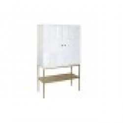 Бюфет DKD Home Decor Златен Метал Бял Дърво манго (91 x 44 x 152 cm) - Corpuri, vitrine, biblioteci modulare
