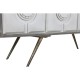 Бюфет DKD Home Decor Сив Златен Метал Бял Дърво манго (152 x 43 x 84 cm)
