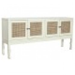 Бюфет Home ESPRIT Бял Естествен 180 x 40 x 85 cm - Corpuri, vitrine, biblioteci modulare