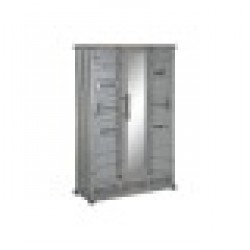 Шкаф Home ESPRIT Container Небесно синьо Метал 112 x 46 x 174 cm - Home esprit