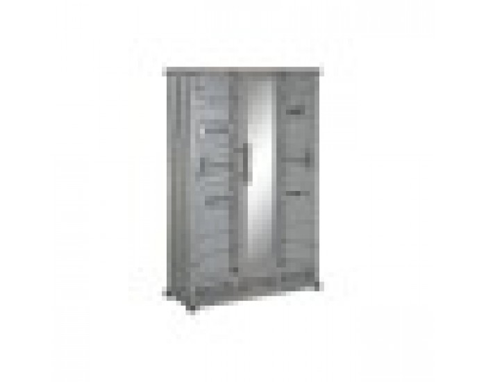 Шкаф Home ESPRIT Container Небесно синьо Метал 112 x 46 x 174 cm