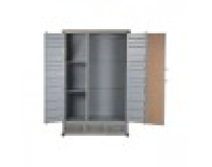 Шкаф Home ESPRIT Container Небесно синьо Метал 112 x 46 x 174 cm