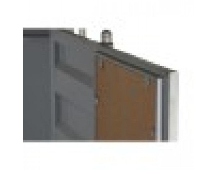 Шкаф Home ESPRIT Container Небесно синьо Метал 112 x 46 x 174 cm