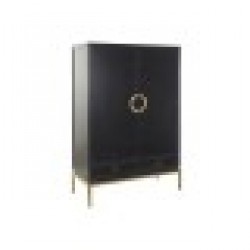 Шкаф DKD Home Decor Черен Златен 120 x 50 x 175 cm - Corpuri, vitrine, biblioteci modulare