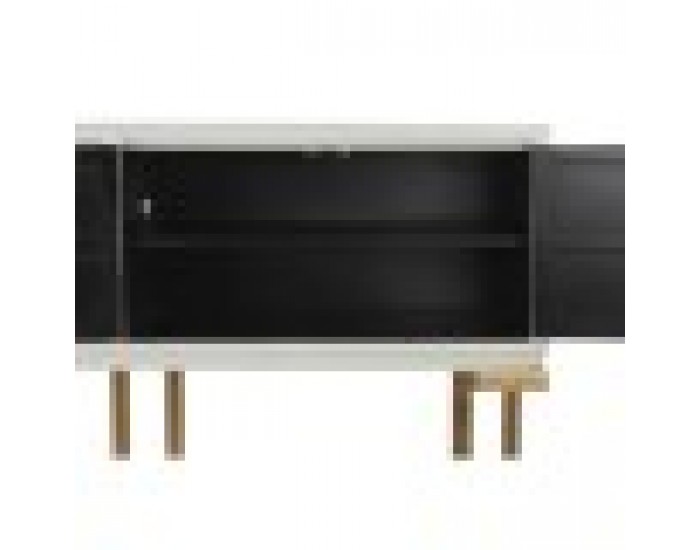 Бюфет DKD Home Decor Бял Метал Топола (178 x 50 x 90 cm)