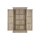 Шкаф Home ESPRIT Естествен Дърво манго 125 x 43 x 214 cm