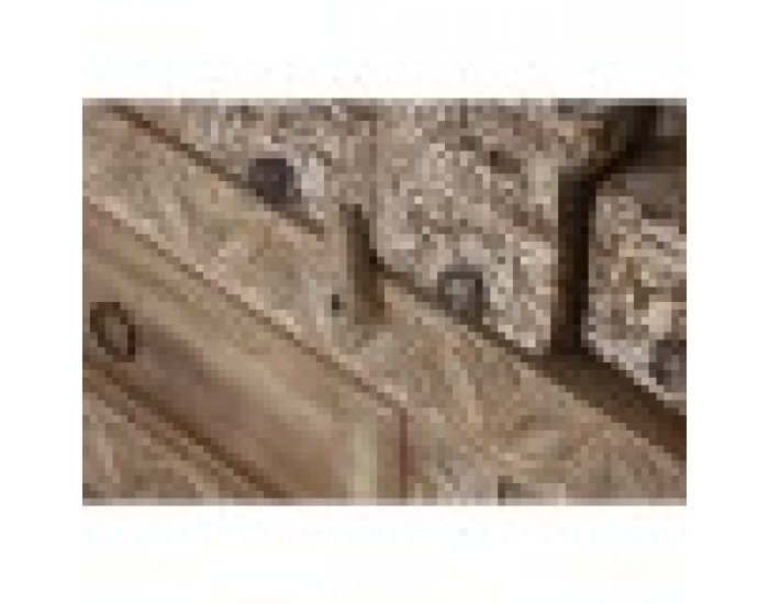 Шкаф Home ESPRIT Естествен тиково дърво 122 X 51 X 216 cm