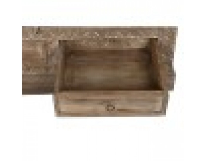 Шкаф Home ESPRIT Естествен тиково дърво 122 X 51 X 216 cm