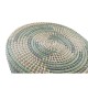 Помощна мебел DKD Home Decor Естествен цвят тюркоаз Бял Pатан Тропически Морска трева (41 x 41 x 42 cm)