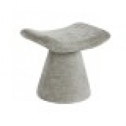 Cтепенки Home ESPRIT Сив полиестер Дървен MDF Модерен 52 x 40 x 48,5 cm - Taburete