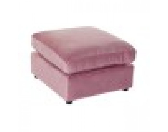 Помощна мебел DKD Home Decor Розов полиестер Модерен (55 x 55 x 30 cm)