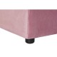 Помощна мебел DKD Home Decor Розов полиестер Модерен (55 x 55 x 30 cm)