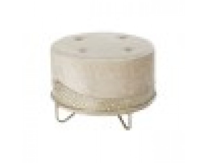 Cтепенки DKD Home Decor Бежов Златен Метал полиестер (63 x 63 x 42 cm)
