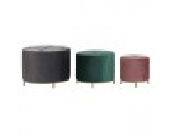 Cтепенки DKD Home Decor Кадифе 60 x 60 x 45 cm Дървен MDF