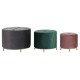 Cтепенки DKD Home Decor Кадифе 60 x 60 x 45 cm Дървен MDF
