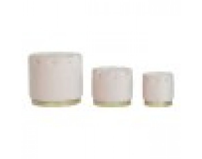 Cтепенки DKD Home Decor Розов Златен Дървен MDF Кадифе 60 x 60 x 54 cm (3 броя)