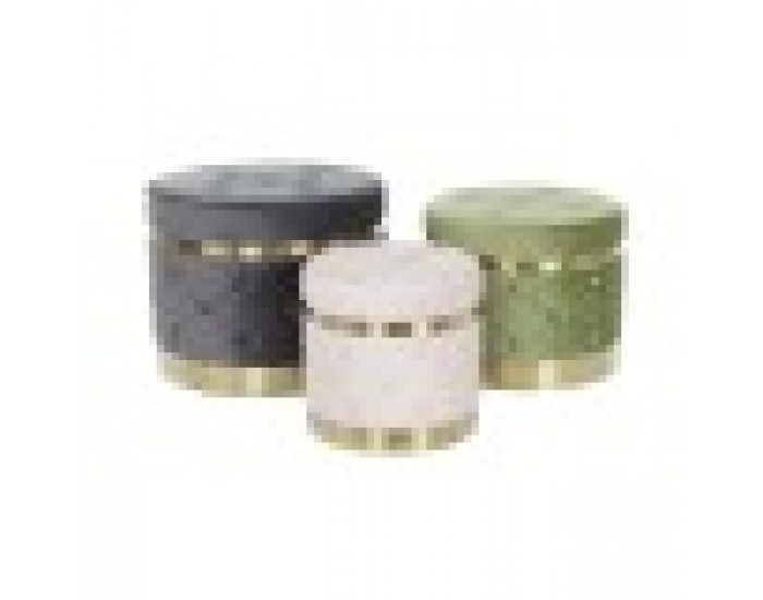 Cтепенки DKD Home Decor 60 x 60 x 47 cm Кадифе Дървен MDF