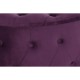 Cтепенки DKD Home Decor Лилав полиестер Бургундия Дървен MDF (70 x 70 x 42 cm)
