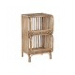 Нощно шкафче Home ESPRIT Естествен 42 X 38 X 72,5 cm - Noptiere