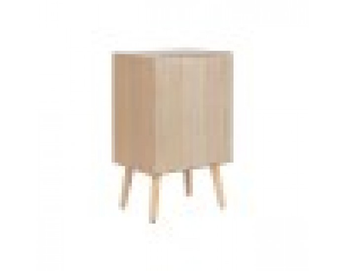 Нощно шкафче Home ESPRIT Естествен Дърво от пауловния Дървен MDF 42 x 34 x 70 cm