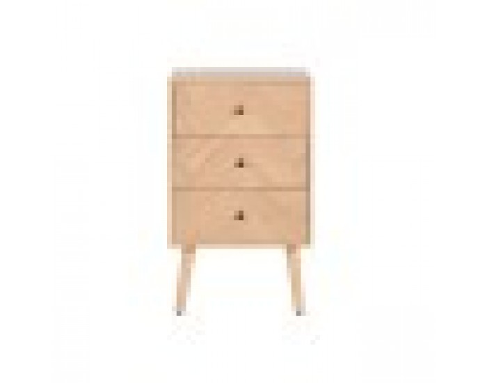 Нощно шкафче Home ESPRIT Естествен Дърво от пауловния Дървен MDF 42 x 34 x 70 cm