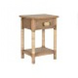 Нощно шкафче Home ESPRIT Естествен Светло кафяв Въже Ела 44 x 33 x 61,5 cm - Noptiere