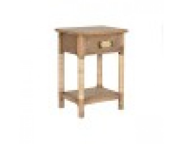 Нощно шкафче Home ESPRIT Естествен Светло кафяв Въже Ела 44 x 33 x 61,5 cm