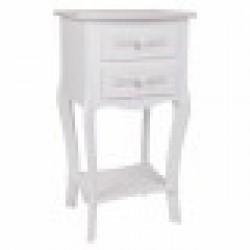 Нощно шкафче Alexandra House Living Бял 31 x 71 x 38 cm - Alexandra house living