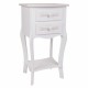 Нощно шкафче Alexandra House Living Бял 31 x 71 x 38 cm